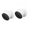 Google Nest Cam Outdoor or Indoor, Battery - 2nd Generation - 2 Count 2