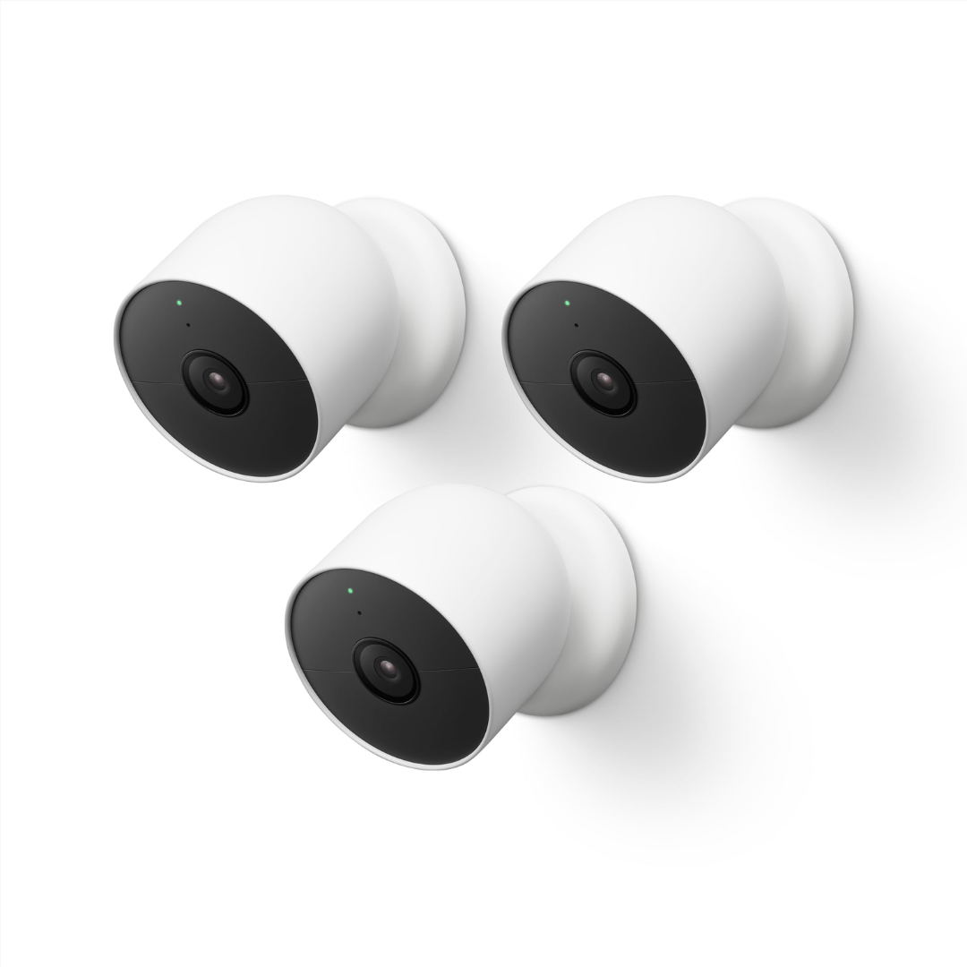 nest cam 3 PACK (indoor & outdoor ,battery)